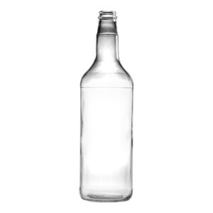 Imagem da garrafa de vidro transparente de 1 litro Litro Gin